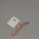 LEIFIDE Dog Chain Collar Diamond Link Puppy Collar 12 mm Wide Dog Necklace Metal Cat Chain Pet Crystal Necklace Jewelry Accessories for Small Medium Large Pet(12 Inch,Rose Gold, Pink)