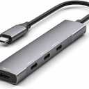 USB C Hub 3.0, All 5Gbps 4-Port USB-C to C Multiport Adapter Portable Hub, Type-C Splitter Extender for MacBook Pro/Air, iPhone 15 Pro Max/16, Dell XPS, Google ChromeBook, Laptop, etc