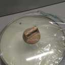 CAROTE 12Inch Nonstick Deep Frying Pan with Lid, 5.5 Qt Jumbo Cooker Saute Pan with Pour Spout, Skillet Induction Cookware, Non-Stick Cooking Pan Kitchen Pan PFOA Free, White Granite