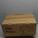 Baby Playpen with Mat 50x50 Inch, Play Pen for Babies and Toddlers with Gate, Baby Fence Sturdy Safety Playpen, Indoor & Outdoor Kids Activity Center