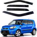 IG Window Visors Fit for 2009-2013 Kia Soul, Out-Channel Rain Guards Vent Wind Deflectors 4PC, Car Accessories for 09-13 Soul