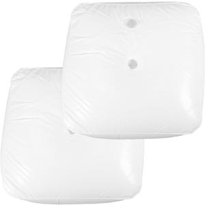 HANABASS 2 Pieces Water Weight Base for Balloon Arch And Column, Refillable, Pvc, White, for Wedding, Birthday, Party, 11x11x3. 14 in
