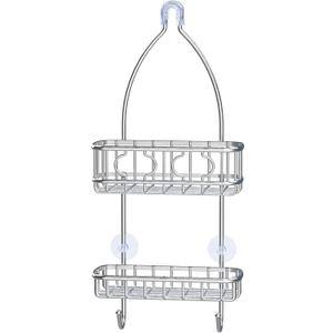 Simple Houseware Stainless Steel Bathroom Hanging Shower Head Caddy Organizer (22 x 10.2 x 4.2 inches)