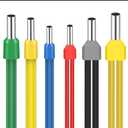 Lytool Wire-Ferrule Kit 1200pcs:Ferrule-Connectors, Double Ferrules Terminal Set, Insulated Ferrule Crimp Pins, Single Line Ferrules and Twin Wire Ferrule Set, AGW 23-6