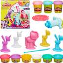 Play-Doh Make & Style Ponies Set, My Little Pony Toys and Figures, Kids Arts and Crafts Playset 