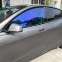 HOHOFILM Chameleon Blue Window Film Car Window Tint 50% VLT Heat Rejection UV99% Side Window Windshield Tint (20"x40")