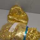 2×8FT-4PCS Gold Sequin Backdrop Curtains Panels, Photography Backdrop Glitter Curtains Fabric Background for Christmas Wedding Party Decor