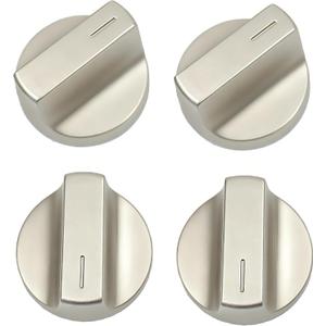 4 Pack Upgraded W11517331 Stove Knobs Replacement for Whirlpool Gas Stove Knobs W11117415 W10850027 W11458840 Compatible with Whirlpool WEE745H0FS0 WEC310S0LS1 WEE515S0LZ1 Oven Top Range Cooktop Knobs