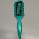 Curly Hair Brush, Curl Defining Brush with Soft Boar Bristles Detangling Tangled Glides, Wide-Teeth Design Effortlessly Shaping & Defining Curls, Curling Definer for Wet & Dry Hair (Green)