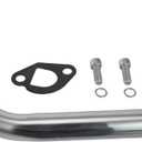 212cc exhaust with 3 Stage exhaust tip For Predator 212cc 196cc 6.5HP for Honda GX160 GX200 for Coleman CT200U BT200X CT200u-ex Mini Bike Go Kart part sliver