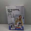 FOTING Dog Grooming Vacuum, Dog Grooming Vacuum&Dryer Kit, 2.1L Double Dust Cup 10000pa Dogs Vacuums for Shedding Grooming, 6 in 1 Grooming Tools Home Cleaning, Low Noise Pet Grooming Vacuum for Dogs (Black)