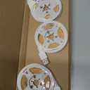 UVTaoYuan Led Strip Lights 5V USB Short COB LED Strip Light 3Pack 3000K Warm White Small Flexible Not Dimmable USB led Lights for Indoor Home DIY Lighting Room Decor 5V LED TV Lights (3.28FT/1M*3)