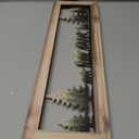 Wesiti Woodland Bear Wall Art 16 Inch Wood Frame Metal Rustic Forest Animal Wall Decor Farmhouse Lodge Cabin Picture Art Decor for Home Bedroom Living Room