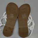 DREAM PAIRS Women's Flat Sandals Dressy Summer Stappy Comfortable Ankle Elastic T-Strap Beach Thong Sandals (11)