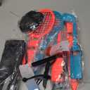 Orzly Switch Sports Games 2024 Accessories Bundle Pack for Nintendo Switch & Switch OLED with Tennis Rackets, Golf Clubs, Chambara Swords, Soccer Leg Straps & Joycon Grips - With Carry Bag