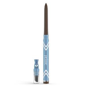 PrimeEyes Glide Eyeliner for Mature Women  Water-Resistant, Long-Stay and Mess-Proof  Gel Cream Texture, Discreet Sharpener and Effective Smudger (Wood (brown))