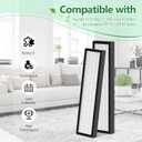 2-Pack F1701HE 30613 Replacement Filter Compatible with Hunter F1701HE/21 30613 Purifiers, for Models HT1701, 30100 Series