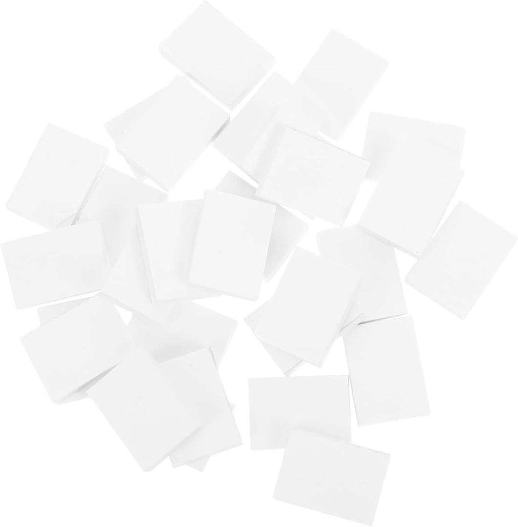 Totority 150 Pcs Dollhouse Miniature Books Kit - Blank Mini Books for Bookshelf Accessories, Decoration, Fun Model Doll House Self Made White Paper