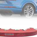 Rear Bumper Light Right Tail Light Reverse Lamp Replace 4L0945096A Fit for Audi Q7 2007 2008 2009 2010 2011 2012 2013 2014 2015 Passenger Side