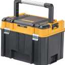 DEWALT TSTAK Tool Box, Deep, Long Handle, Extra Large Design, Fixed Divider for Tool Organization, Water and Debris Resistant (DWST17814)