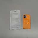 Misscase 360 Spin Magnetic Stand for iPhone 17 Case,[Fit for MagSafe][17FT Military Protection] Matte Translucent Shockproof Protective Cover for iPhone 17 Case with Stand 6.3", Orange
