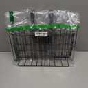 Folding Bike Front Basket Bicycle Wire Basket with Handles Easy Installation on Front Handlebar