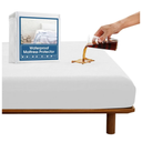 SPRINGSPIRIT Full Size Waterproof Mattress Protector, Full Mattress Cover Pad Waterproof with Deep Pocket up to 14’’, Bed Fitted Sheet