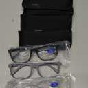 Blue Light Blocking Reading Glasses Men Large Wide Oversized Square Computer Readers Glasses for Big Head/Large Face