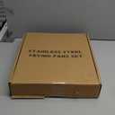 EWFEN Tri-Ply Stainless Steel Frying Pans Set, 8/10/12 Cooking pans, PFOA&PTFE Free Skillet, Induction Cooking Pan, Dishwasher and Oven Safe, Fast & Even Heat, Heavy Duty and Detachable Handle