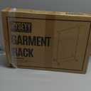 Clothes Rack, Clothing Rack for Hanging Clothes, Rolling Garment Rack Sturdy Coat Rack Portable Wardrobe Rack Metal Closet Rack for Bedroom Laundry Living Room, Black