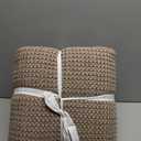 Levtex Home Mills Waffle King/Cal King Quilt Set (106x92in) with 2 Pillow Shams (36x20in) - Cocoa - Cotton Waffle King Size Quilt Bedding Set - Lightweight, Soft, Pre-Washed