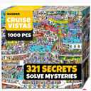 QUOKKA 1000 Piece Jigsaw Puzzle for Adults Cruise Vistas – Premium Box Packaging with Extra Fun Challenges - Stunning Scenic Animal Puzzle - Perfect for Relaxation & Creativity & Gift Giving