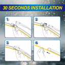 5 PLUS Silicone Windshield Wipers Replacement for 2007-2017 VW Volkswagen Tiguan Wiper Blades(Set of 3),Automotive Replacement Windshield Wiper Blades For My Car-24"/21"/13"