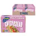 Wasa Multi Grain Crispbread, 9.7 oz (Pack of 12), Multigrain Crackers, Non-GMO Ingredients, Fat Free (BBD 2026 JAN 31)