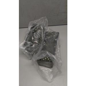 Set Of 2 Storage Organizer Bins Wall Mounted Shower Basket, Shower Caddy Stackable Clear Plastic Makeup Organizer Adhesive Hanging Bin for Bathroom, Kitchen, Cabinet, Pantry, BPA Free, Green