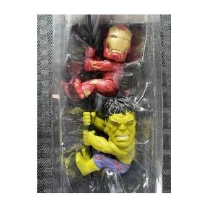 NECA Scalers - 2" Characters - "Iron Man" And "Hulk" Toy Figures 2 Pack With Custom Earbuds