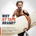 KT Tape PRO Extreme, Synthetic Jumbo Kinesiology Athletic Tape, 150 Count, 10” Precut Strips, Titan Tan