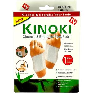 Kinoki Foot Pads for Your Health Care  10 Premium Natural Foot Patches  Adhesive Foot Pads for Foot Pain Relief  Eliminator Unpleasant Odors of Feet  Stick on Foot Pads