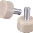 122907 Toe Stops - Natural Rubber Roller Skate Toe Stoppers - Long Stem Length of 30mm