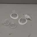 PumpMom-us 19mm Soft Rim Flanges Compatible with Spectra S2 S1 9 Plus Breastpumps Accessories, Replacement Breast Shield and Duckbill Valves for Spectra Pump Parts and 19 Flange