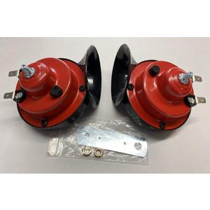MR-Style Set of 2 x 2 horns for car, 12 V and 410 - 510 Hz, spare part universally usable for car to assemble