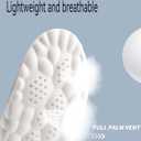 2 Pairs Insoles for Men Women - Soft Elastic Breathable Shoe Insoles - 4D Memory Foam Shoe Inserts (Orange, Women 4-9)