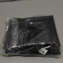 AmazerBath Black Shower Curtain Thick 240GSM, Fabric Shower Curtain with Waffle Weave, Bathroom Shower Curtains, Hotel Quality Heavy Duty, 72 x 72 Inches