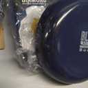 Blue Diamond Mini Egg Frying Pan Skillet, Diamond Infused Healthy Ceramic Nonstick, PFAS and PFOA-Free, Dishwasher and Oven Safe, Even Heating, Metal Utensil Safe, Warp Control Base, Blue 6pc