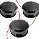 3 Pack String Trimmer Head compatible for Echo Speed Feed 400 SRM-230 SRM225 SRM-210 SRM2100 Echo Weed Eater PAS210 PAS211 PAS225 PAS230 PAS260 Shindaiwa T195S T220 T222 T230 T231 Straight Shaft