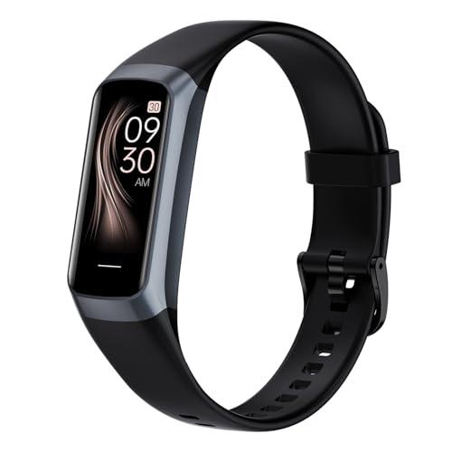 Fitness Tracker with Heart Rate/Blood Oxygen/Sleep Monitor, 20+ Sports Modes Smart Watches for Women/Men, Activity & Step Tracker Smart Watch for Android/iOS Phones (Black)
