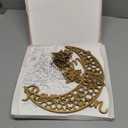 Rmeosye Ramadan Mubarak Wall Decor Set, Moon and Star Islamic Wooden Wall Art Sign for Ramadan Eid Decorations, Muslim Home Decor for Living Room, Bedroom, or Prayer Space