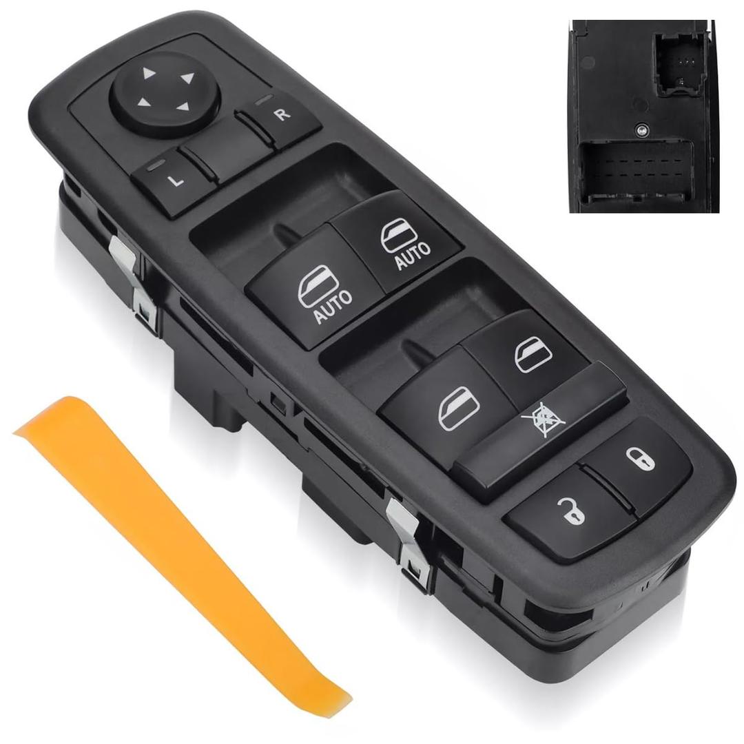Power Window Master Switch Drive Side for 2012-2019 Dodge Grand Caravan and 2012-2016 Chrysler Town & Country,4602535AG 68298871AA