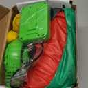 MXoSUM Inflatable Christmas Elf Snowman Costume for Adult Funny Blow up Santa Claus Gingerbread Man Costume