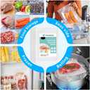 Vacuum Sealer Bags for Food 10"x12" 100 Pcs Seal a Meal Bag, Food Saver Bags Sous Vide Bags Pre-cut Thick BPA-Free Textured Heavy Duty Vacuum Seal, Meat Cheese Dry Goods